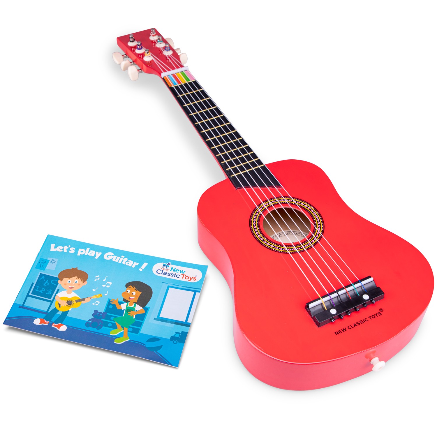 A toy cheap guitar